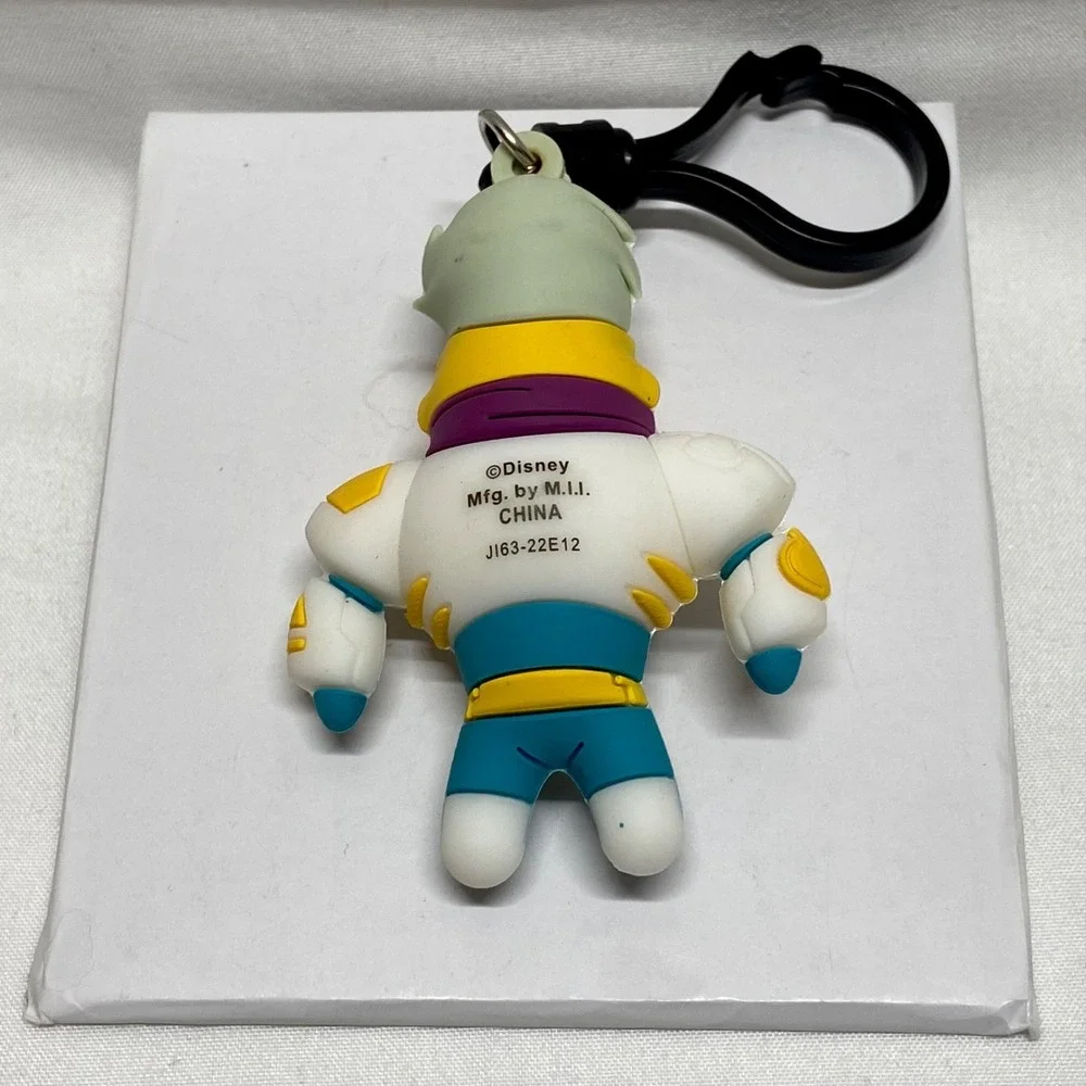Disney Character Keychain Figure Lot 5 Keychains Goofy Dark Wing Duck + More NOS